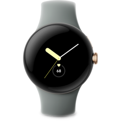 Google Pixel Watch Champagne Gold mit Armband Hazel