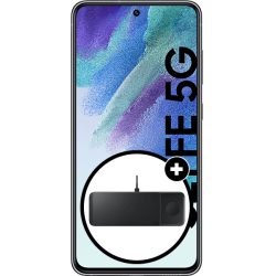 Samsung Galaxy S21 FE 5G 128GB Graphite + Samsung Wireless Charger Trio Black