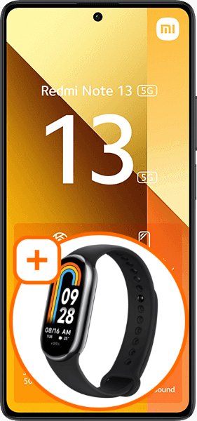 Xiaomi Redmi Note 13 5G Graphite Black + Xiaomi Smart Band 8 Black